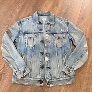 Able Light Blue Distressed Denim Jacket